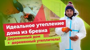 Утепление бревенчатого дома. Как сделать дом тёплым надёжно и навсегда?
