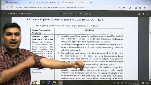 ICAR CUET UG 2024 Notification Out