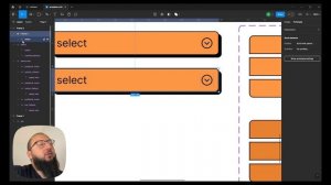 Ui Kit в Figma 9. Создание Селекты. Варианты в Фигма. Курс Figma