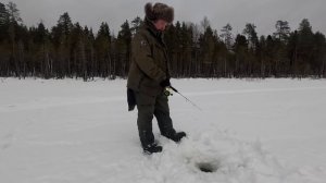 ВЕЧЕРОМ ПРОВЕРИЛ ЖЕРЛИЦЫ И ОБАЛДЕЛ. ЩУКА ВЗБЕСИЛАСЬ и РВЁТ ЛЕСКУ. УЮТНАЯ ИЗБА. РЫБАЛКА В КАРЕЛИИ.