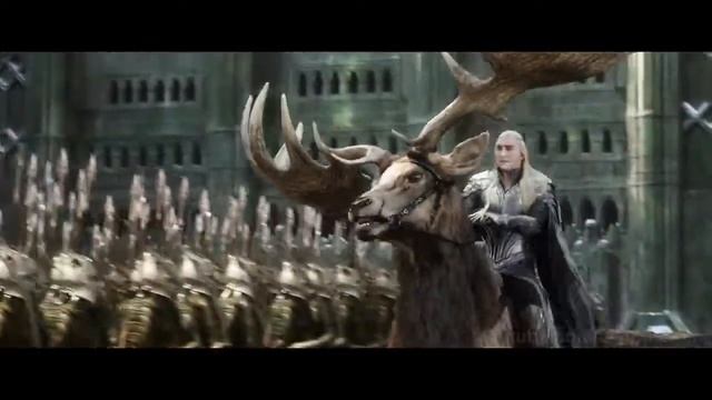 Хоббит: Битва Пяти Воинств.Вырезанная сцена.Битва между эльфами и гномами. смотреть онлайн