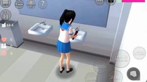 Устранение соперницы в SAKURA School simulator