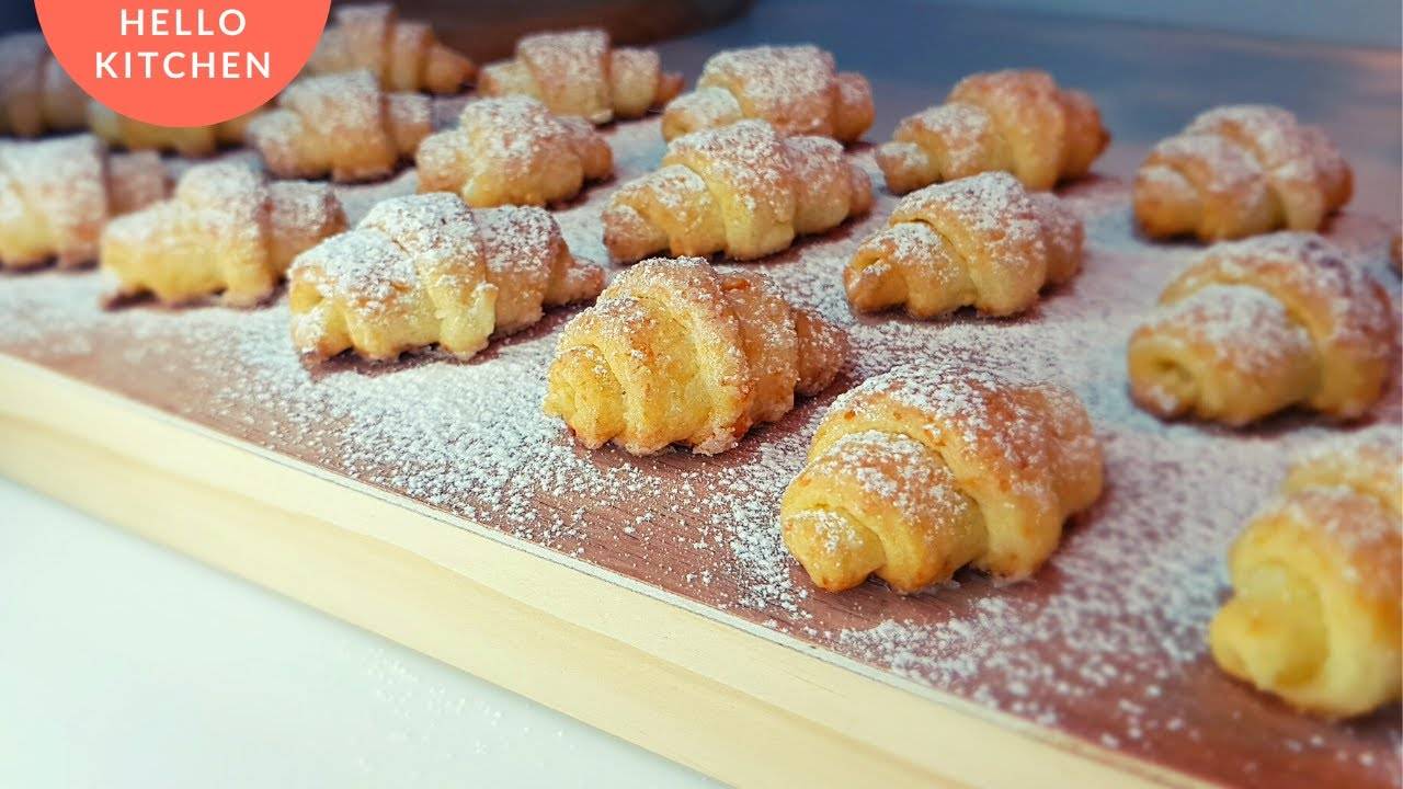 Творожные Рогалики | Простой и вкусный рецепт | Десерт из детства.