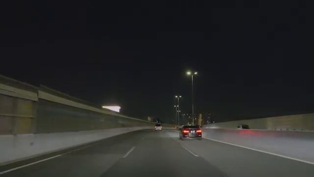 Из Кобе в Осаку ｜ Ночная поездка по скоростному маршруту Ханшин-3, Япония 4K