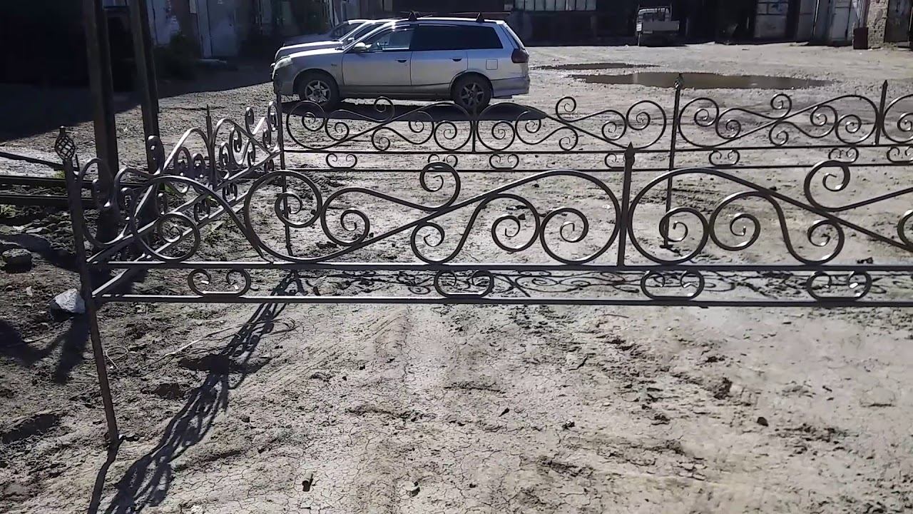 Оградка на кладбище Холодной ковки смотреть онлайн