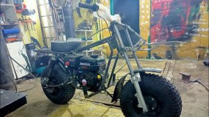 Готов самодельный мотоцикл с двигателем от мотоблока,скаут сафари,нет Алтай Егерь