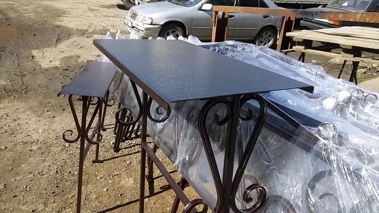 Столик Лавка на кладбище