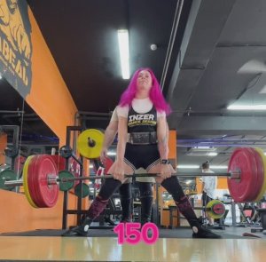 Становая тяга 150 кг , свой вес до 50 кг, с допинг контролем