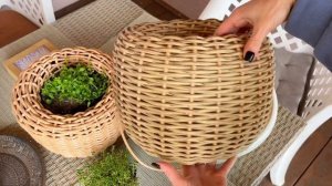 Кашпо из РОТАНГА! Сможет каждый!