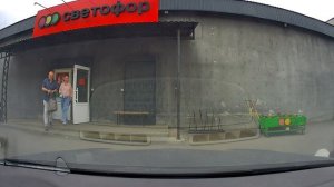 Треск звука видеорегистратора 70mai a500s днем по ровной дороге