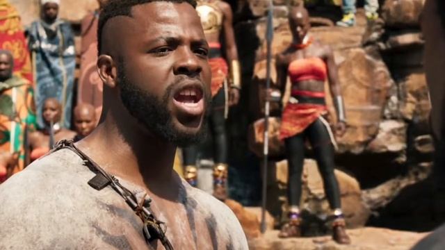 Glory to Hanuman - Black Panther Clip | M'baku challenges T'challa