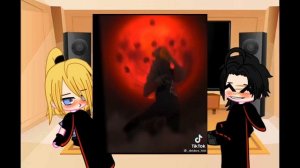 реакция Дейдары и тоби на шипы 1/2