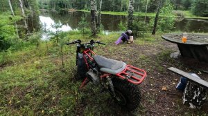 На самодельном Мотовездеходе за грибами,двигатель от мотоблока,бигфут честный тест драйв часть2