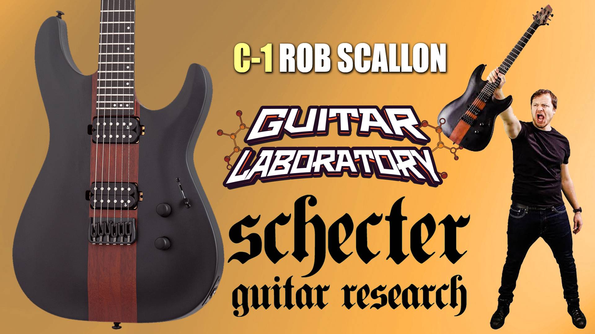 Электрогитара SCHECTER C-1 ROB SCALLON DARK ROAST