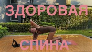 ЗДОРОВАЯ СПИНА | эффективные упражнения для снятия напряжения и улучшения мобильности спины