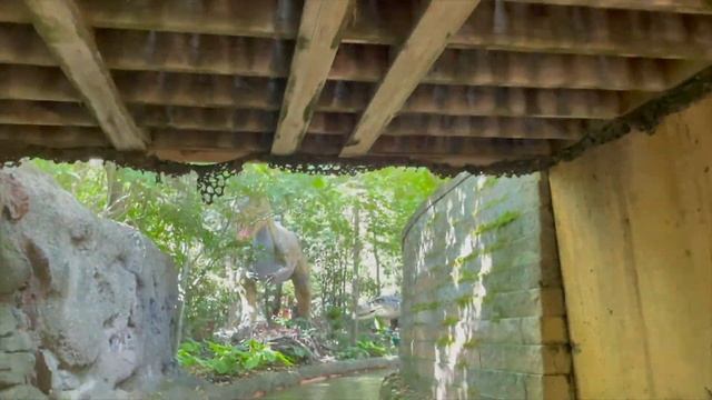 Giant Dinosaur Adventure! DINOSAUR ISLAND Ride at the Zoo with LuptonTV смотреть онлайн