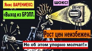 ШОКС! Янис ВАРЕНИЕКС: «Выход из БРЭЛЛ. Рост цен неизбежен. Но об этом упорно молчат!»