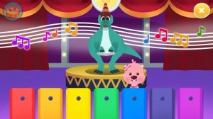 파라사우롤로푸스 | 뽀로로 공룡월드 #05 | 뽀로로게임 크롱 색칠공부 공룡이름 Parasaurolophus  | 키글 | KIGLE GAMES