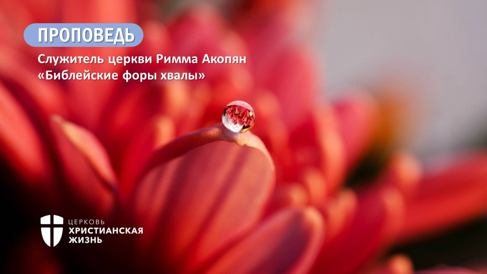 Воскресное Богослужение от 09.02.2025г.Служитель церкви Римма Акопян "Библейские формы поклонения"