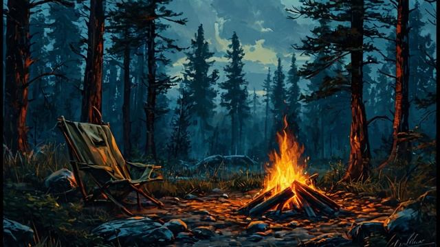 Звук треска горящего костра (Для сна) смотреть онлайн
