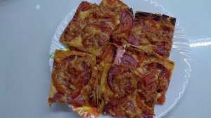 Пицца за 5минут, быстро и вкусно.