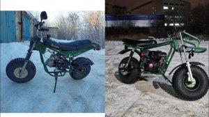 Видео от покупателей, самодельный мотоцикл с двигателем от мотоблока, Мотовездеход,снегоход рыбинка,