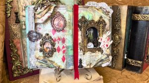 DIY  ♥♟♦ Создание интерьерной  книги "А где Алиса?" ♣♟♥