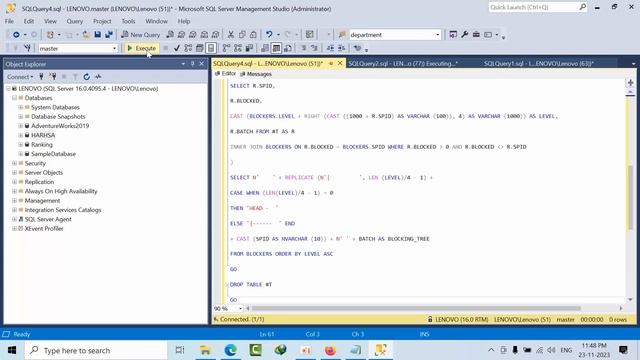 How To Get Root Blocker in MS SQL SERVER | Root Blocker Script #sql #sqlserver #sqlserverdba