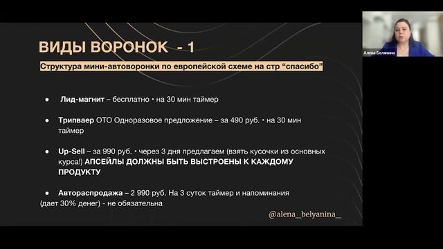 Структура автоворонки продаж - Европейская схема | Пример оптимизации бизнеса | ВОРОНКА ПРОДАЖ