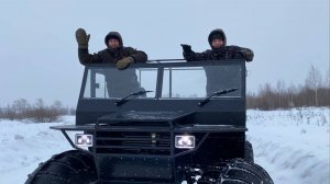 Вездеход снегоболотоход квадроцикл Конон