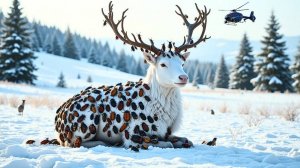 Спасенный Северный олень, зараженный жуками, ПОМОГАЕТ Своему Спасителю вернуться Домой