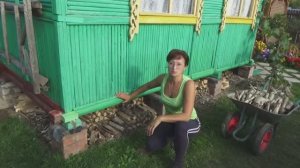 6 соток 23 сентября 2020 года. Как я домик поднимала и сажала клематис...