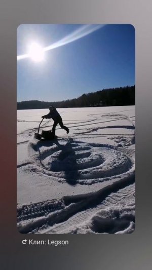 Тест драйв Полариса на гусеницах