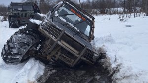 Тащим вездеход