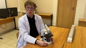 Строение монокулярного микроскопа