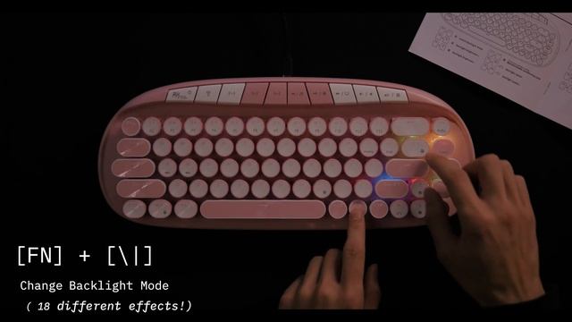 Royal Kludge RK Round Showcase + Review + Sound Test (RK Pink Switches)