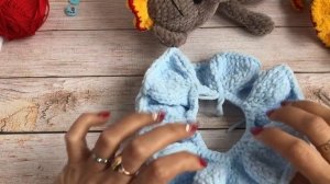 МК..САРАФАНЧИК..ОДЕЖДА ДЛЯ ИГРУШЕК..ПРОСТОЙ СПОСОБ ВЯЗАНИЯ..