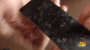 Хаотичный карбон с медной фольгой за 13$