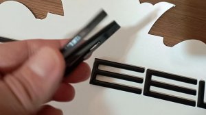 Чёрные объёмные глянцевые буквы в стиле Porsche GAZ GAZELLE высота 35мм #gaz #gazelle #next