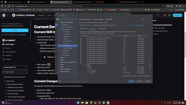 16.1. Install Requirements SDK , JDN,  NDK, For Android Development.