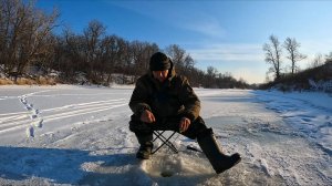 Рыбалка в середине февраля в ясную погоду