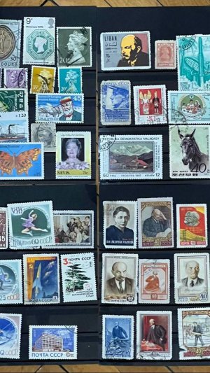 Редкая коллекция марок 723 шт. от 1910 года