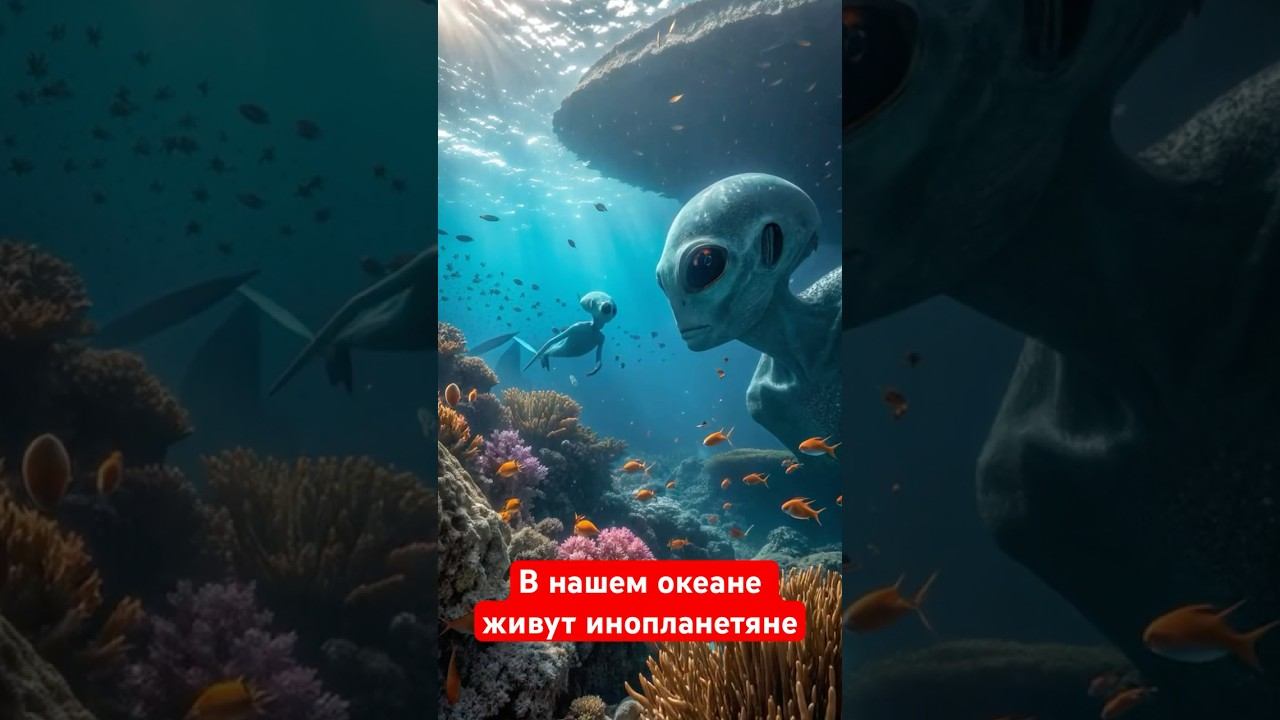 В нашем океане живут инопланетяне #биология #science #космос #наука