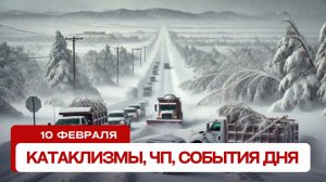 Катаклизмы за день 10.02.2025. Новости, ЧП, события дня