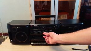 SONY CFS W455L мини обзор и демонстрация работы аппарата от 04.04.2024