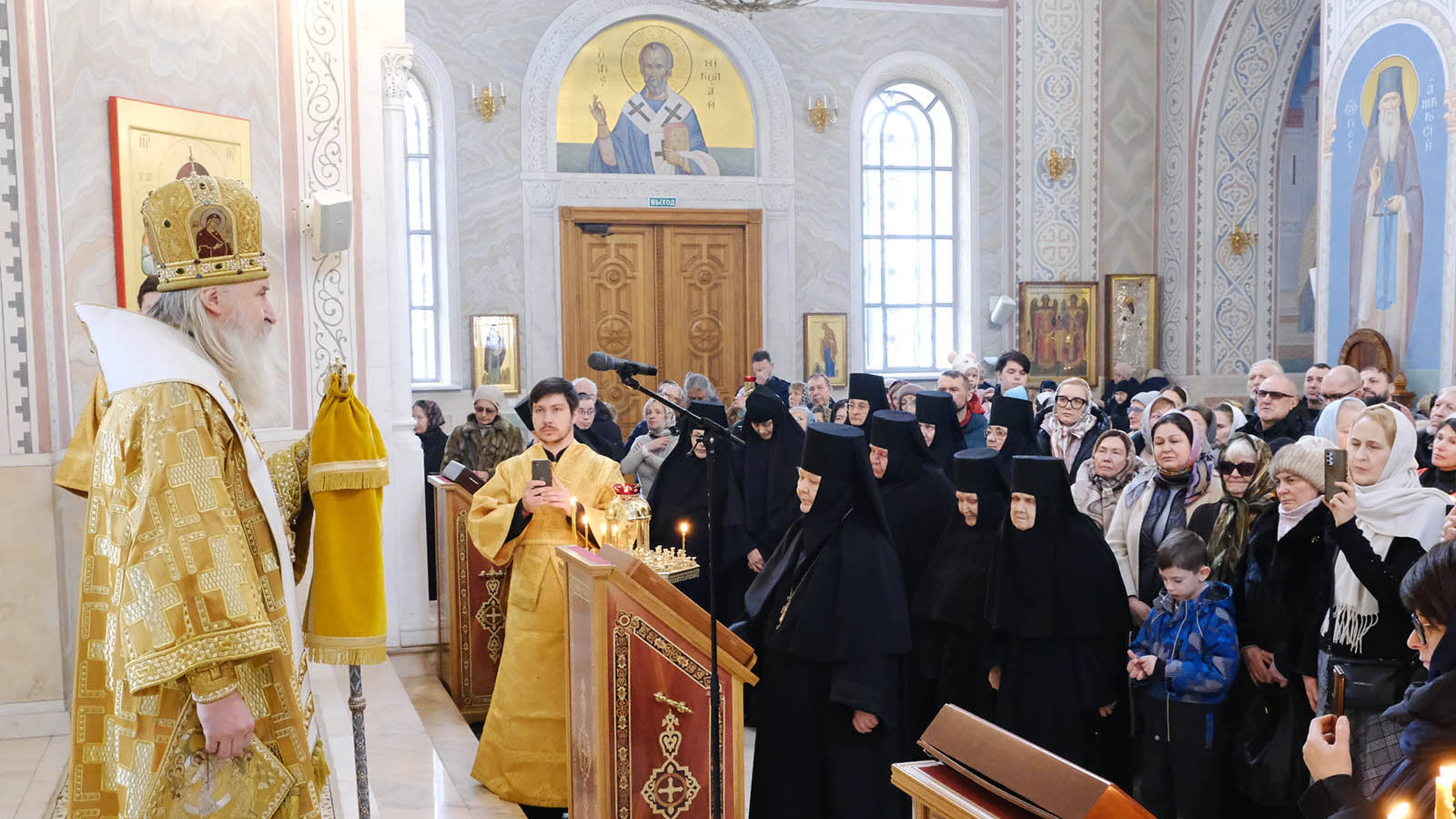 Проповедь митрополита Каширского Феогноста в Покровском Хотькове женском монастыре 09.02.25