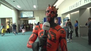 Darth Maul interviewed by IGN @ SDCC 2019