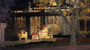 Evening Lights (I) accompanied by Gymnopédie No1 by Erik Satie. Paintings by Bato Dugarzhapov