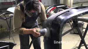 Подготовка к покраске бампера