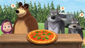 Маша и Медведь пиццерия